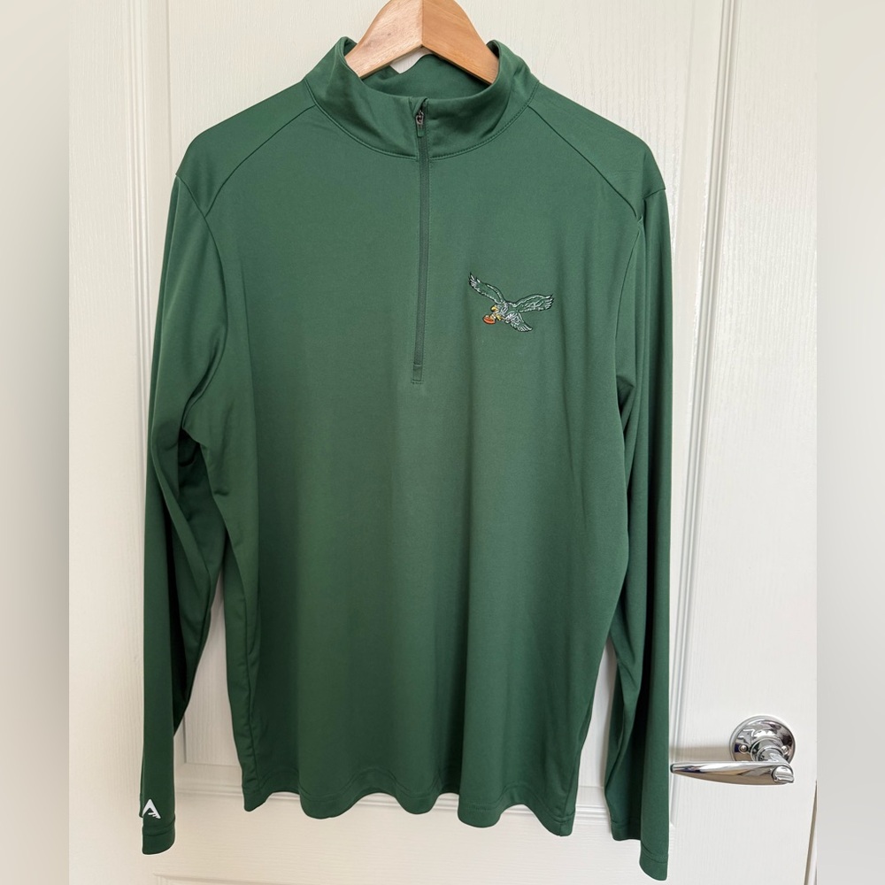 Antigua Philadelphia Eagles Green Pullover